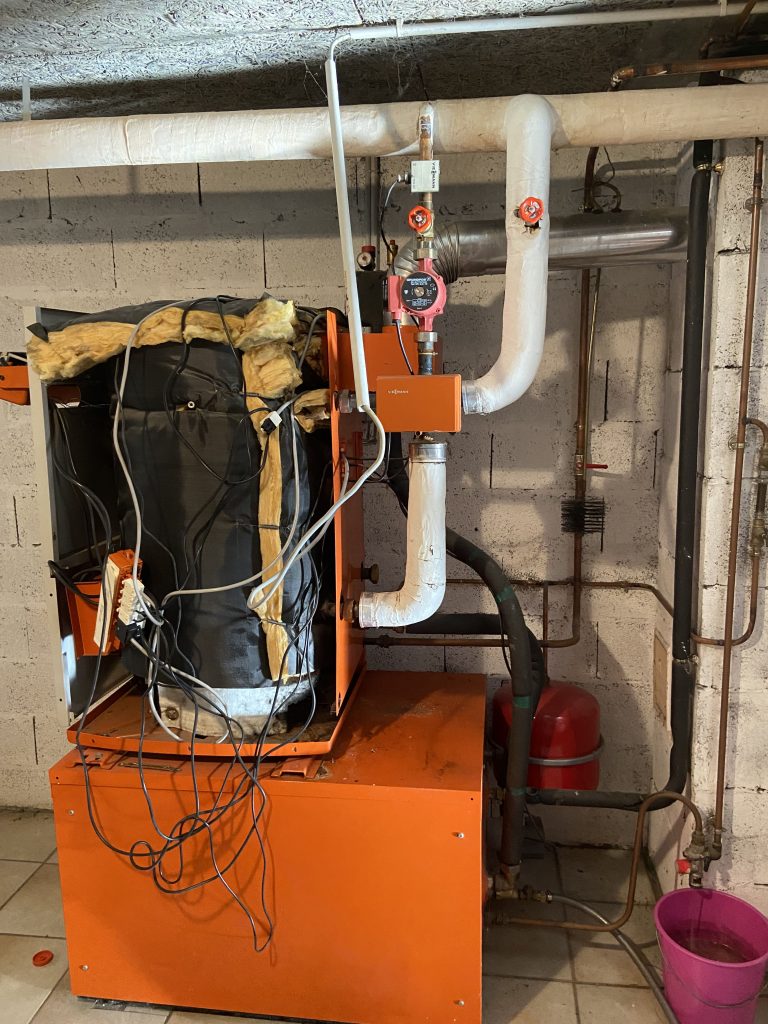 Avant intervention - Installation pompe à chaleur – Wavre